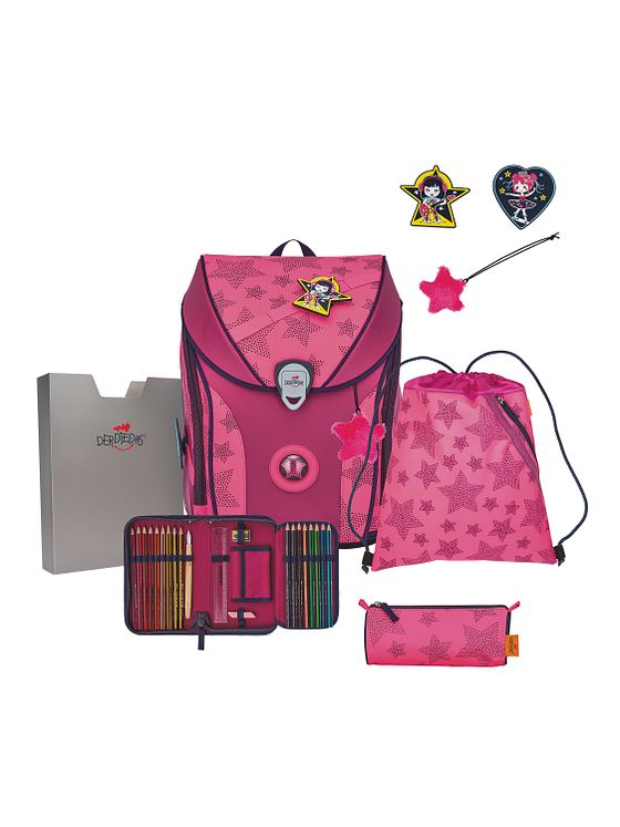 DerDieDas ErgoFlex Max Superflash Sada školních tašek 5-dílný