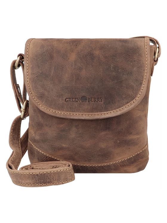 Greenburry Vintage skuldertaske II i læder 17 cm Greenburry Vintage skuldertaske II i læder 17 cm