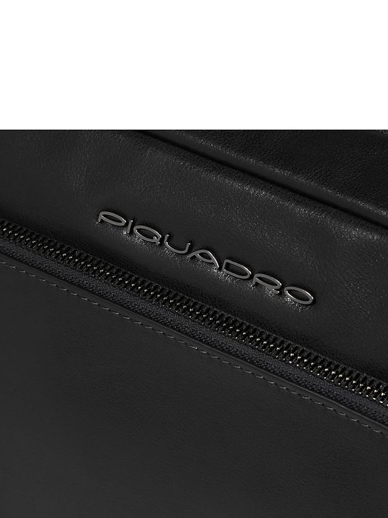 Piquadro Philip Skuldertaske Læder 27 cm