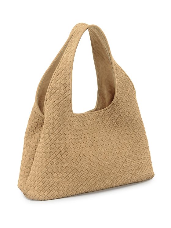 LES VISIONNAIRES Paz Weave Skuldertaske Læder 44 cm