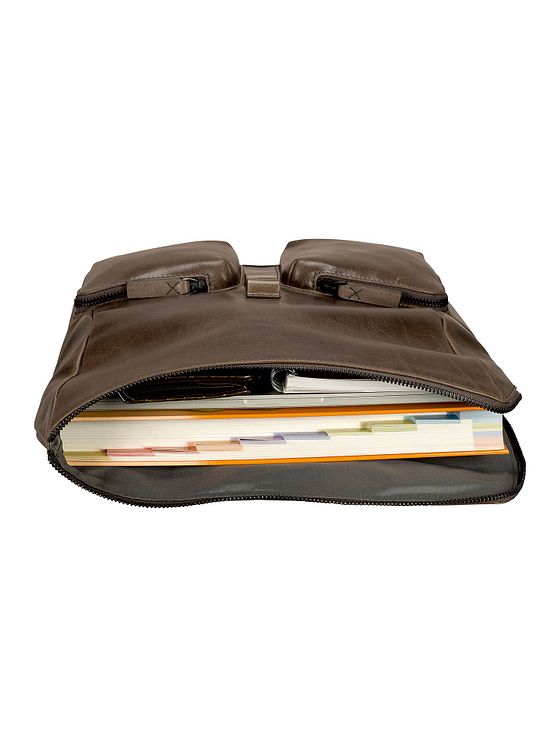 Leonhard Heyden Porto Skuldertaske Læder 32 cm