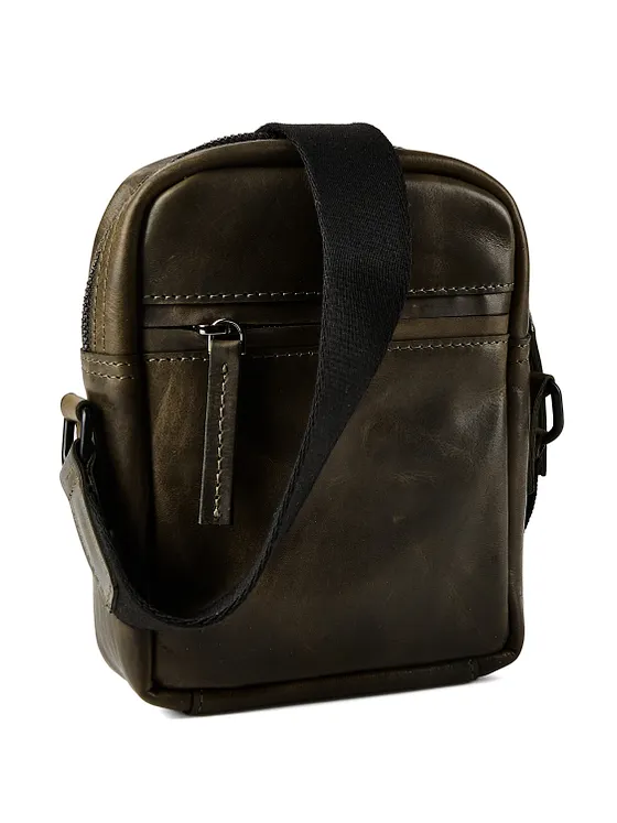 Greenburry Newport Bolsa banderola Mini Bag Piel natural 18 cm Greenburry Newport Bolsa banderola Mini Bag Piel natural 18 cm