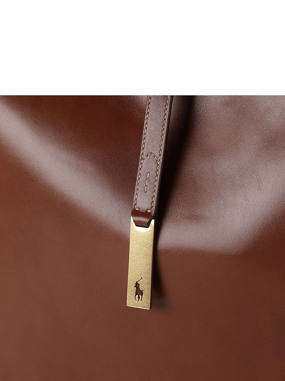 POLO RALPH LAUREN Polo ID Skuldertaske Læder 44 cm
