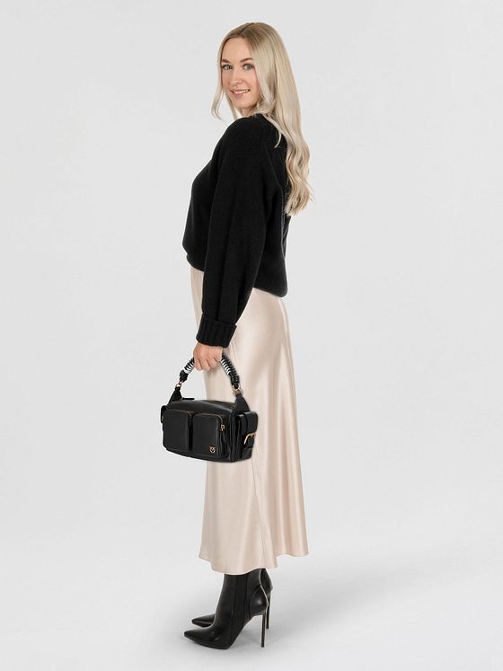 PINKO Cargo Skuldertaske Læder 31 cm PINKO Cargo Skuldertaske Læder 31 cm