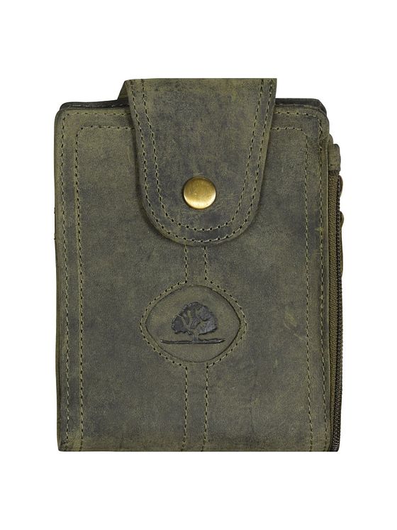 Greenburry Vintage brysttaske i læder 11 cm