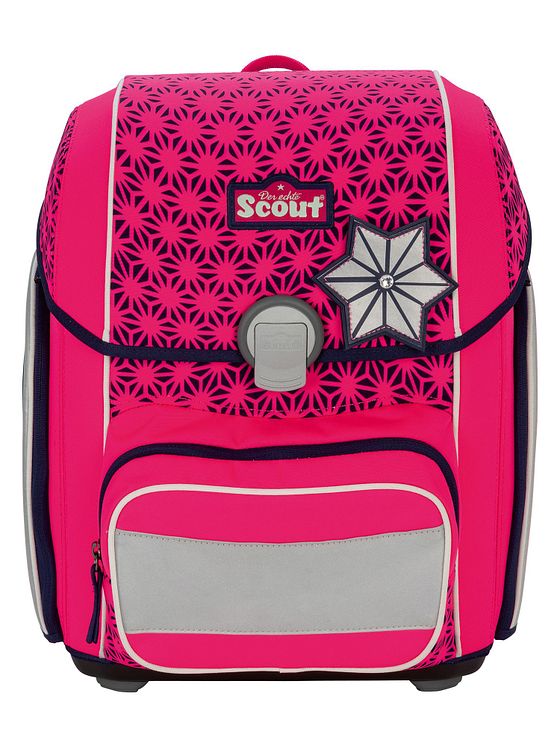 Scout Genius Neon Safety DIN Skoleransel-sæt 4-delt Scout Genius Neon Safety DIN Skoleransel-sæt 4-delt