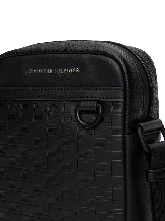 Tommy Hilfiger TH Modern Monogram Mini Bag skuldertaske 16 cm Tommy Hilfiger TH Modern Monogram Mini Bag skuldertaske 16 cm