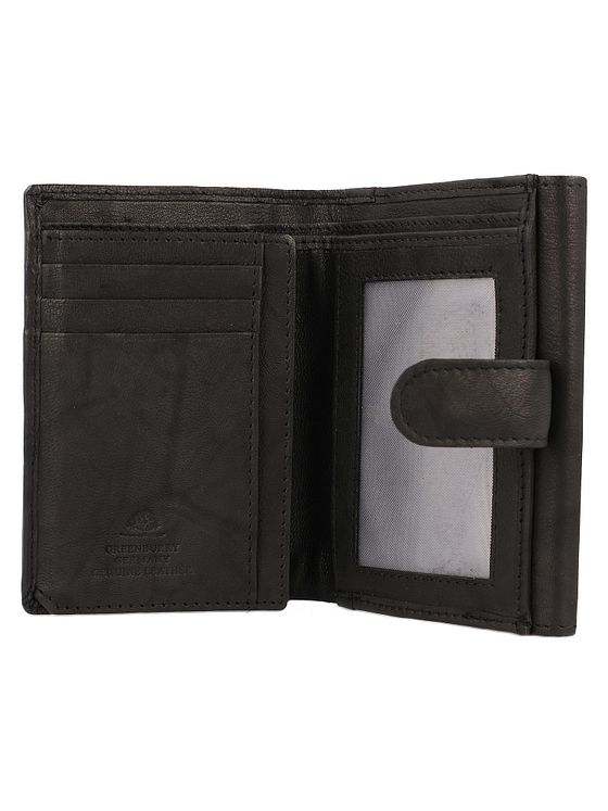 Greenburry Basic-pung i RFID-læder 13 cm