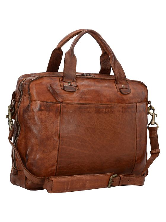 Harold's Sadelmappe i læder 41 cm med rum til bærbar computer