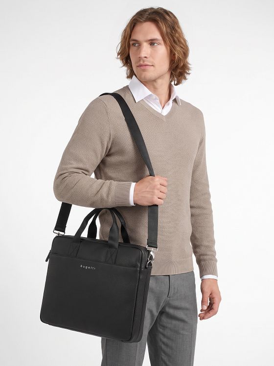 bugatti Valencia Asiakirjasalkku Nahka 40 cm Kannettavan tietokoneen taskun syvyys bugatti Valencia Asiakirjasalkku Nahka 40 cm Kannettavan tietokoneen taskun syvyys