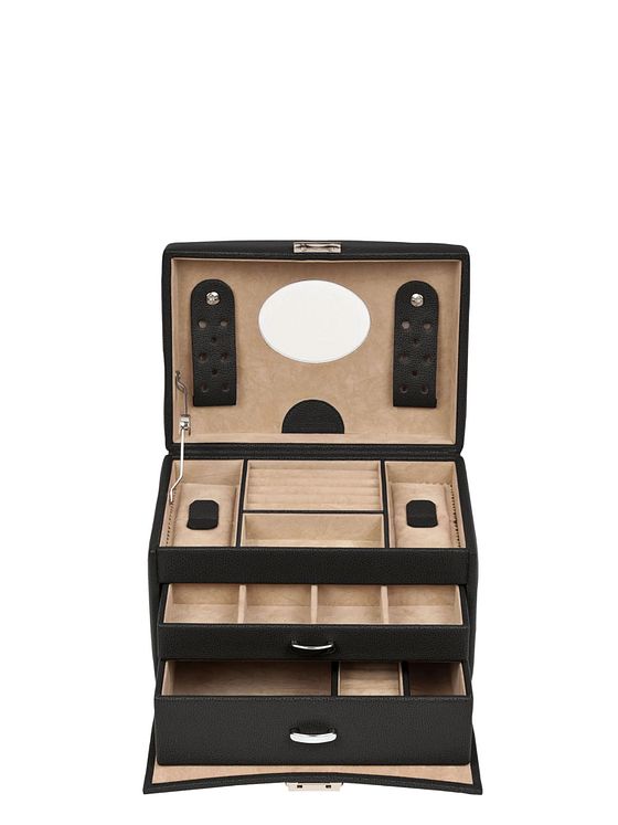 Windrose Beluga Smykkeskrin Læder 21.5 cm