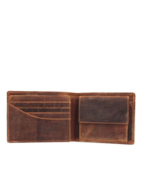 Greenburry Vintage peněženka s reliéfem ryby z kůže 12 cm