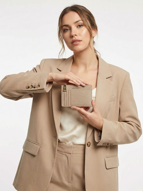 Lazarotti Bologna lædernøgleholder Kortholder i læder 11,5 cm med rum til luftmærker