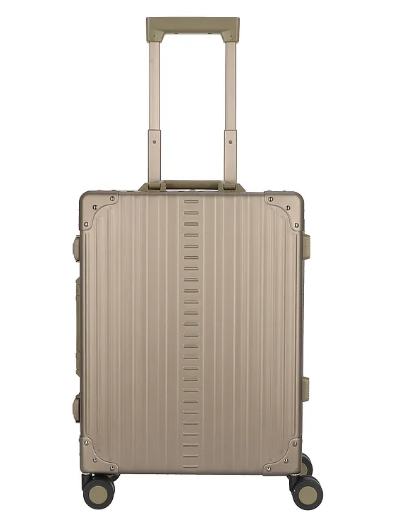 Aleon Traveler International kabinväska med 4-hjulig konstruktion i Aluminium, 55 cm