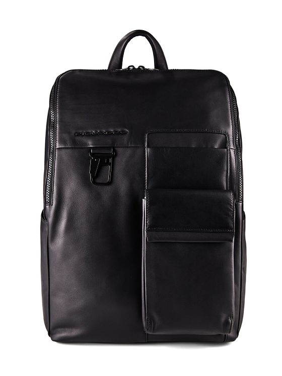 Piquadro Zaino Daypack Læder 34 cm Laptoprum