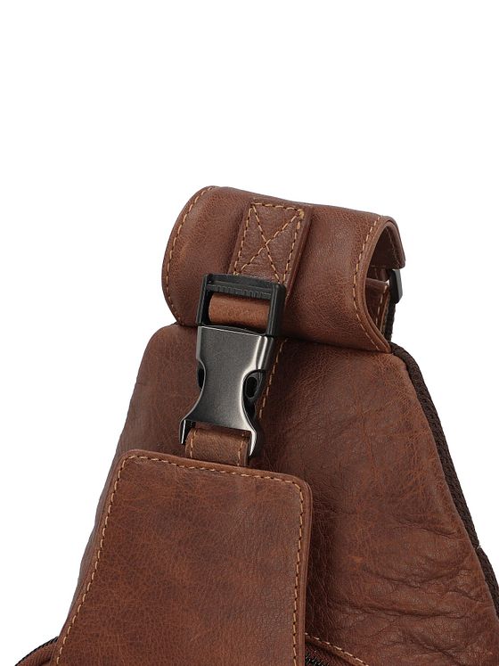 Jack Kinsky Porto 12 skuldertaske i læder 38 cm