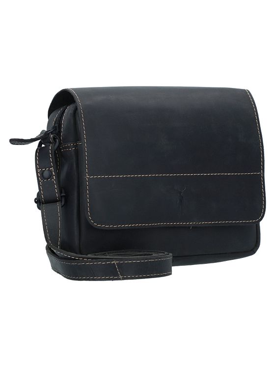 Jack Kinsky Baltimore 19 skuldertaske i læder 21 cm