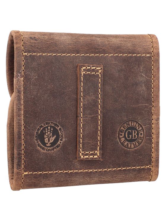 Greenburry Vintage jagtpung i læder 11 cm