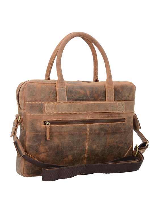 Greenburry Vintage dokumentmappe i læder 41 cm med rum til bærbar computer Greenburry Vintage dokumentmappe i læder 41 cm med rum til bærbar computer