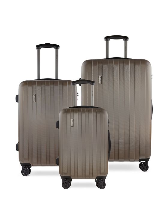 bugatti Lima 2.0 FL 4-hjuls kuffertsæt 3 stk. med dobbelthjul