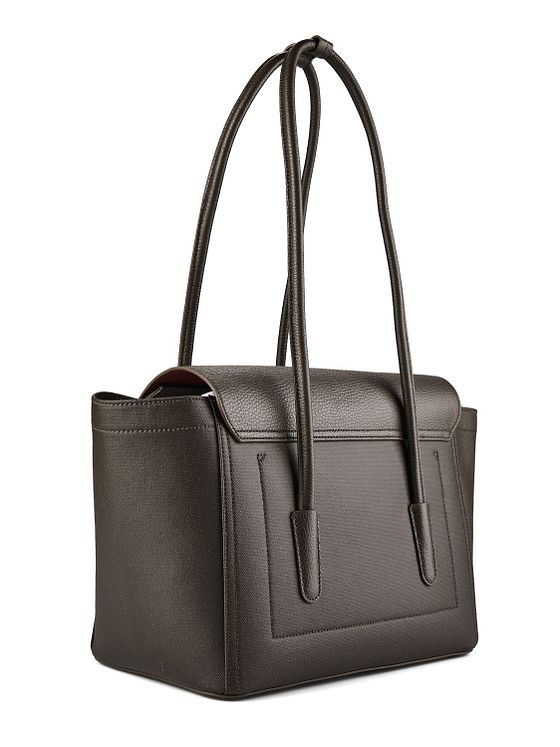 Coccinelle Double Beat Axelväska Läder 33 cm