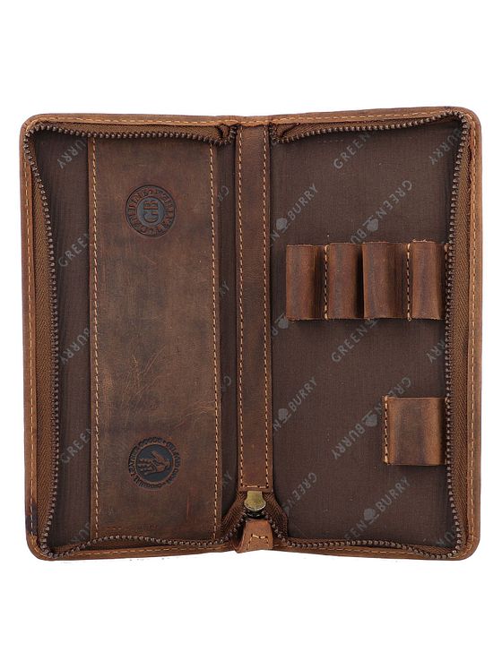 Greenburry Vintage penalhus i læder 8,5 cm