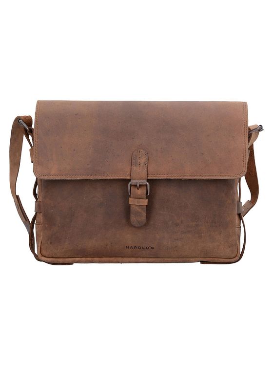 Harold's Antik budbringer i læder 35 cm