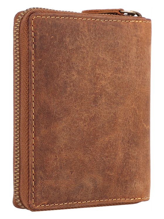 Greenburry Vintage pung med stjernetegn i læder 10 cm