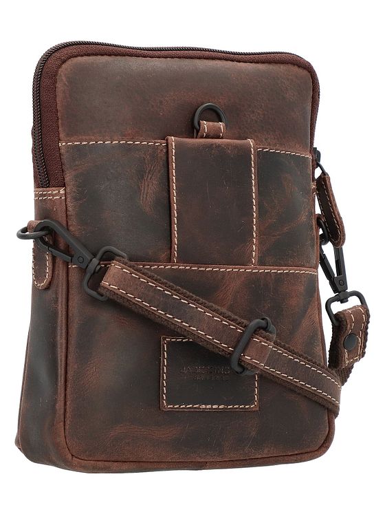 Jack Kinsky Baltimore 11 skuldertaske i læder 16 cm