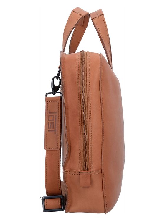 Jost Kožená aktovka Futura 38 cm s přihrádkou na notebook