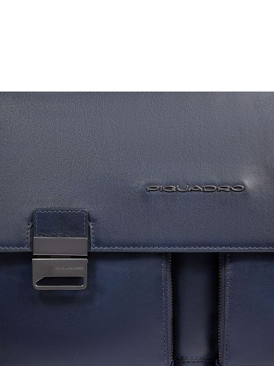 Piquadro Philip Dokumenttaske Messenger Læder 42 cm Laptoprum