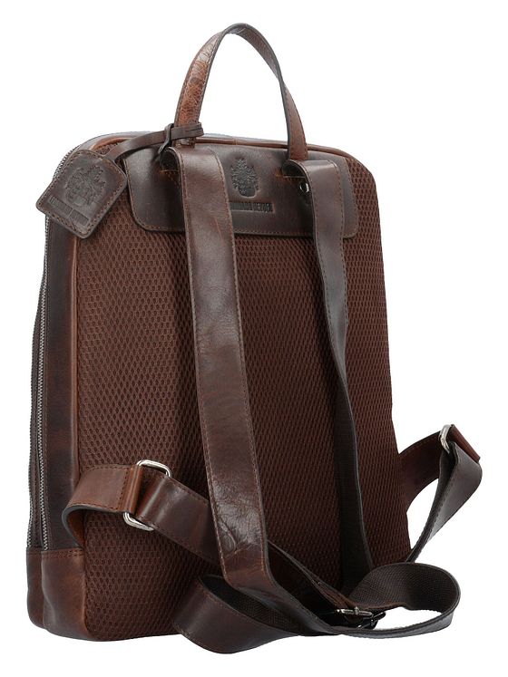 Leonhard Heyden Roma rygsæk læder 40 cm rum til bærbar computer