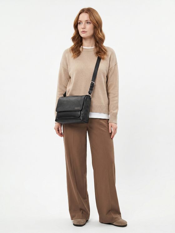 Mandarina Duck Daisy Bolsa de hombro Piel natural 28 cm Mandarina Duck Daisy Bolsa de hombro Piel natural 28 cm