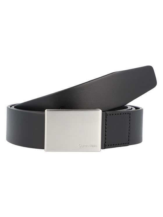 Calvin Klein Kožený opasek se slavnostní plaketou