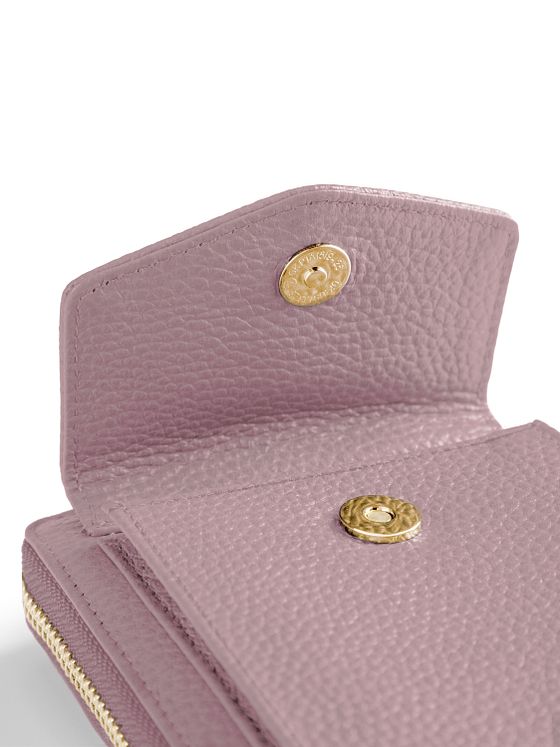 Lazarotti Bologna Leather Zip-Around Peněženka Pouzdro na mobilní telefon kožené 19 cm