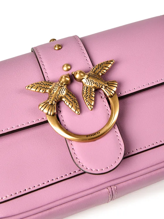 PINKO Love One Crossbody-väska Läder 20 cm PINKO Love One Crossbody-väska Läder 20 cm