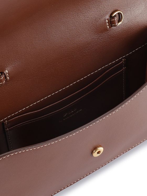 POLO RALPH LAUREN Polo ID Skuldertaske Læder 19 cm POLO RALPH LAUREN Polo ID Skuldertaske Læder 19 cm