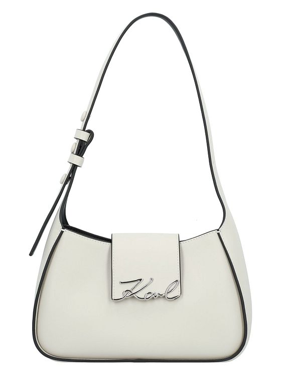 Karl Lagerfeld Signature Skuldertaske Læder 24 cm