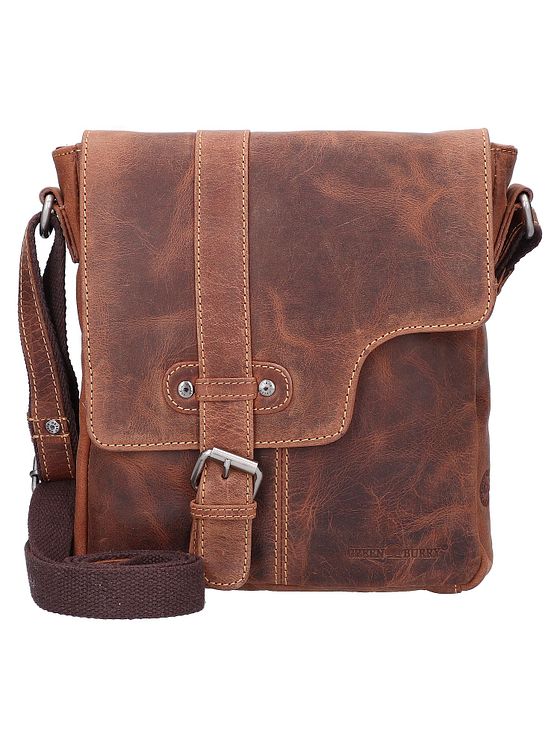 Greenburry Vintage skuldertaske i læder 22 cm Greenburry Vintage skuldertaske i læder 22 cm