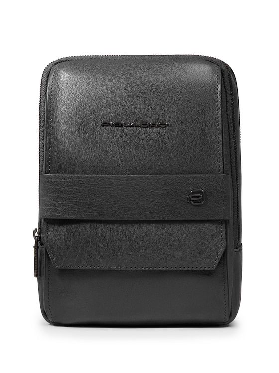 Piquadro Solm Skuldertaske Læder 25 cm