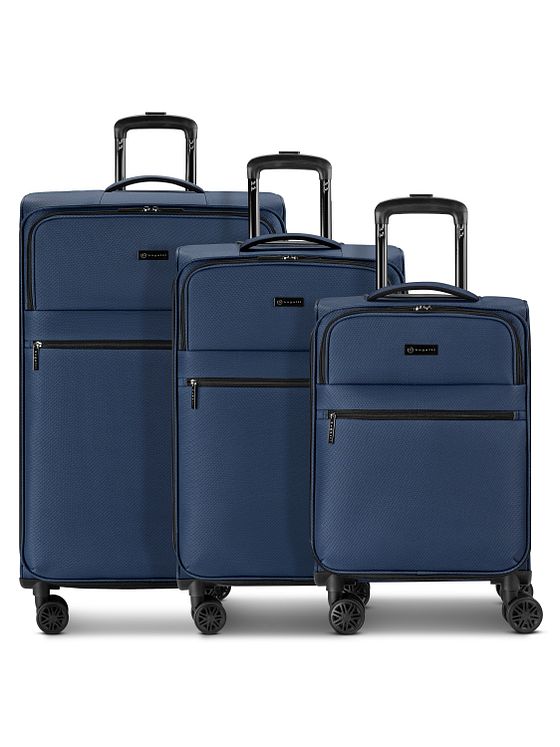 bugatti Valencia Soft 4 hjul Kuffert 3-delt med strækfold