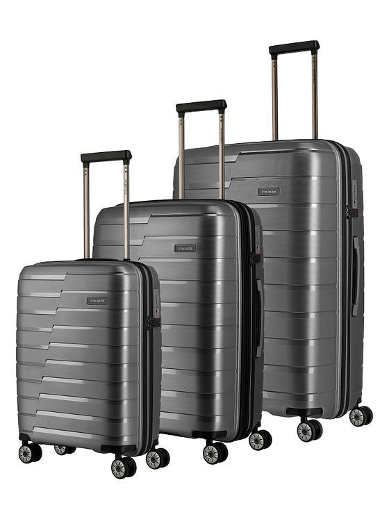 Travelite Air Base 4-hjulet kuffertsæt 3 stk.