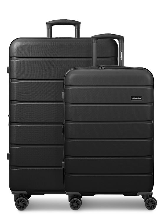 Saxoline Miami 4 kolečka Sada kufrů 2-dílný s roztažitelným záhybem