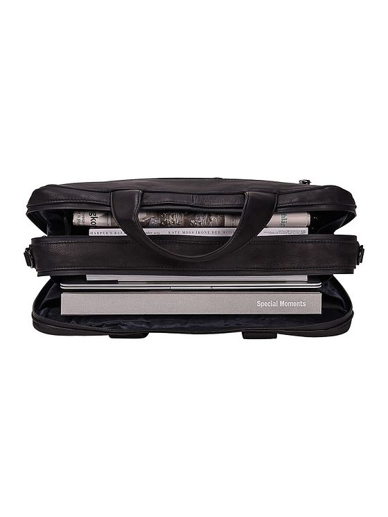 Leonhard Heyden Den Haag dokumentmappe læder 40 cm rum til bærbar computer