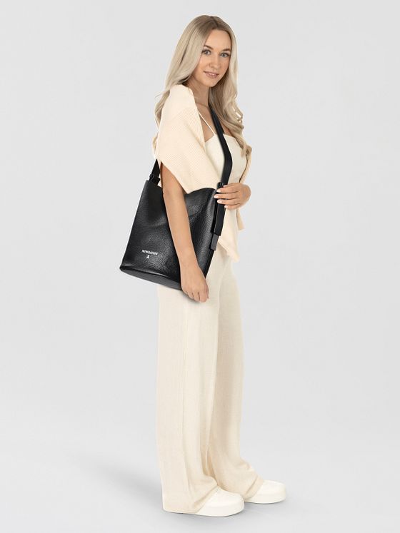 Patrizia Pepe Never Complete Taška na šňůrku Kůže 26 cm