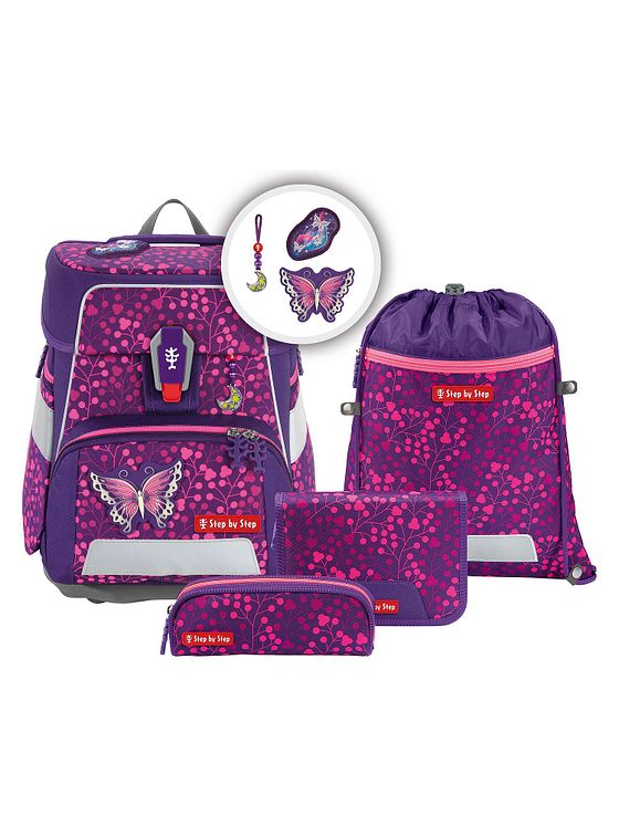Step by Step Space Shine Skoleransel-sæt 5-delt