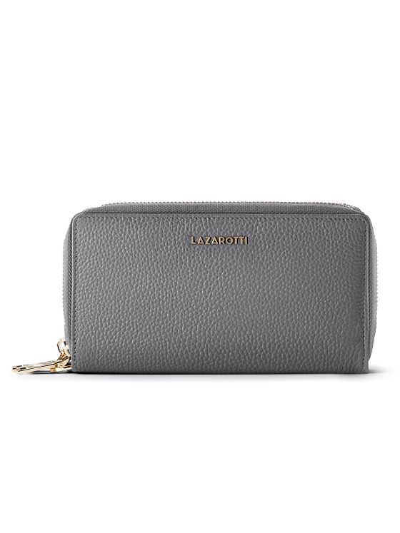 Lazarotti Bologna Leather XL Double Zip-Around Wallet RFID Leather 20 cm Lazarotti Bologna Leather XL Double Zip-Around Wallet RFID Leather 20 cm