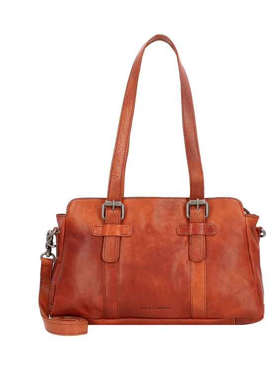 Spikes & Sparrow Skuldertaske i læder 34 cm