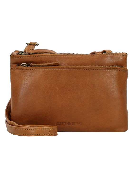 Greenburry Colombiana Skuldertaske Læder 22 cm