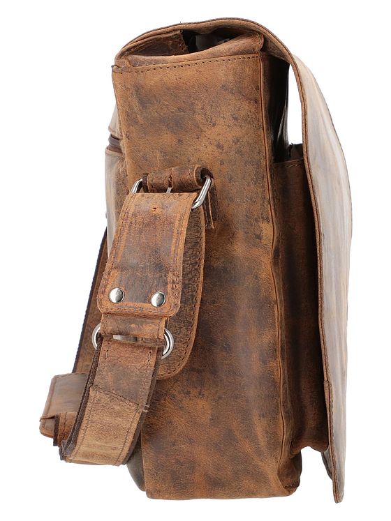 Pride and Soul Ben skuldertaske læder 33 cm rum til bærbar computer